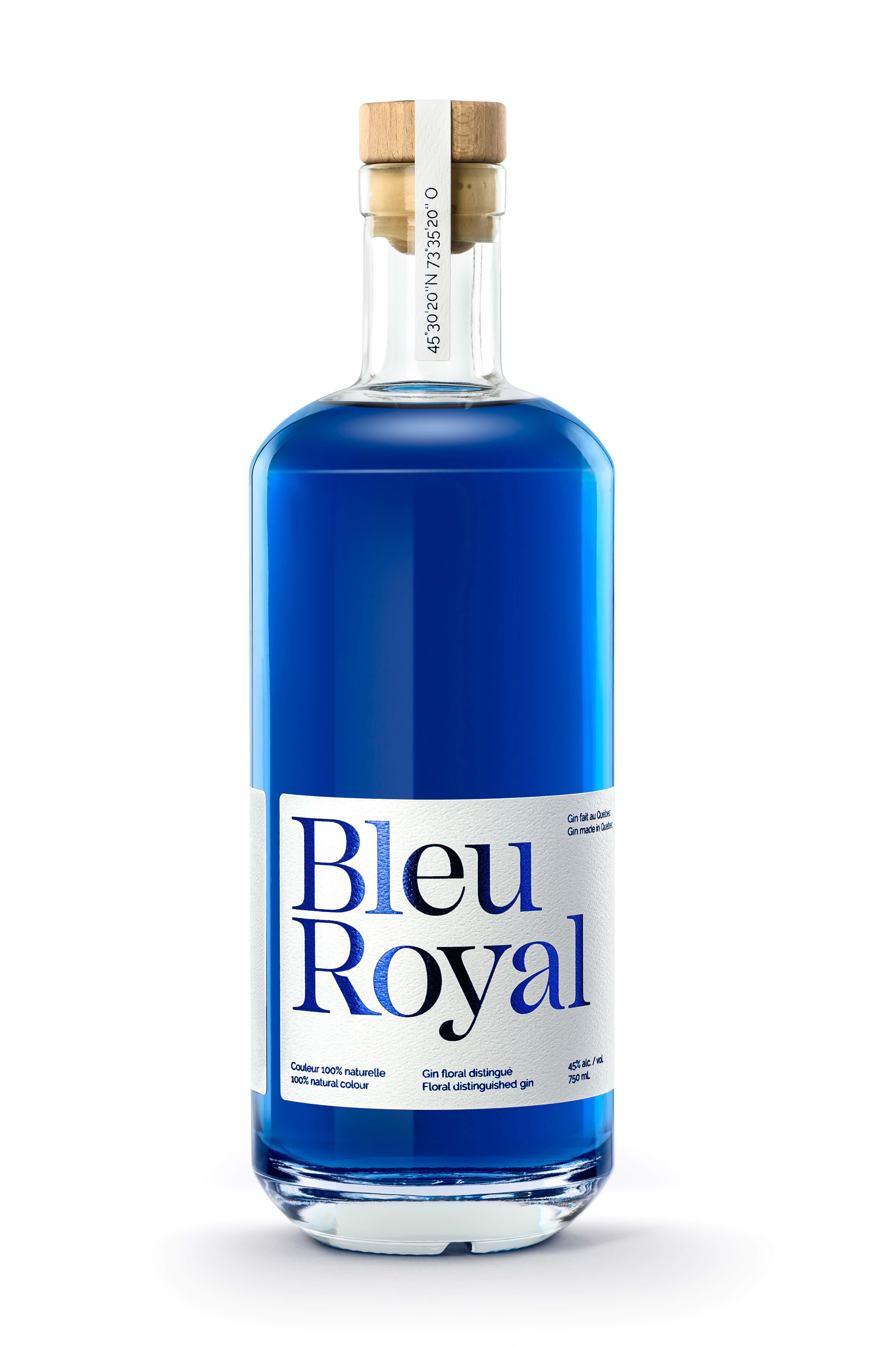 Bouteille de BleuRoyal Gin